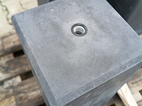4x betonpoer antraciet, berton - afbeelding 3 van  5