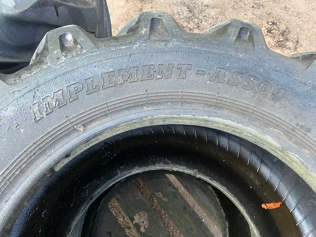 4x bkt implement-as504 15.0/55 r17 band, wiel en velg - afbeelding 3 van  12