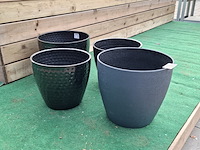 4x bloempot - afbeelding 1 van  8