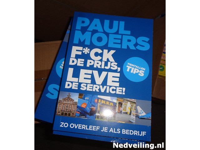 4x boek paul moers fuck de prijs leve de service - afbeelding 1 van  3