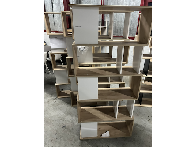 4x boekenkast stellingkast , byfonq - afbeelding 3 van  5