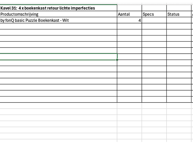 4x boekenkast stellingkast , byfonq - afbeelding 5 van  5