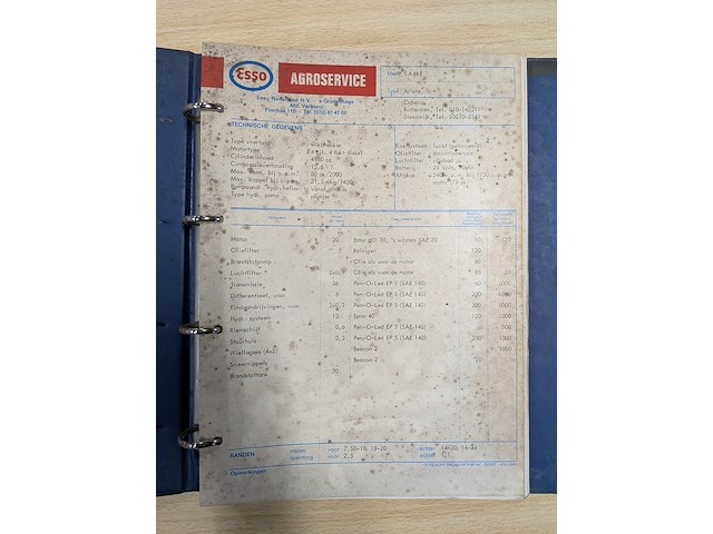 4x boekwerk 'esso smeermiddelen adviezen' - afbeelding 3 van  24