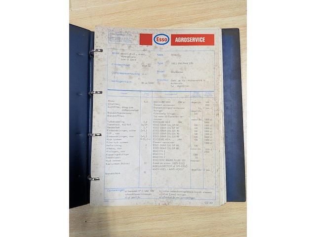 4x boekwerk 'esso smeermiddelen adviezen' - afbeelding 7 van  24