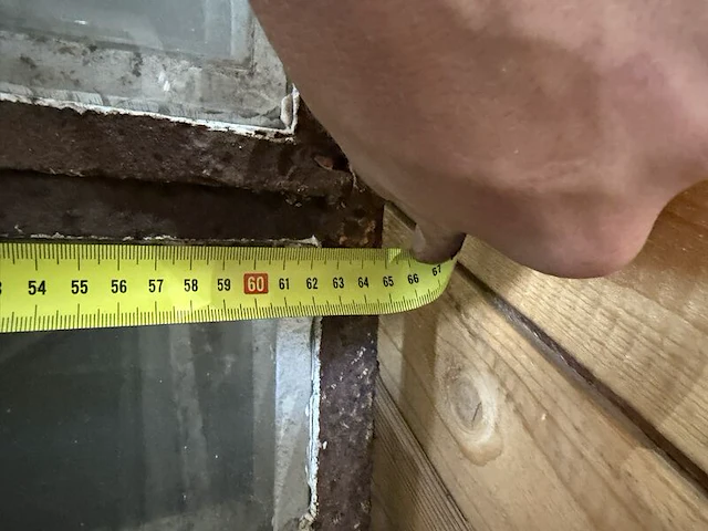 4x boogvormig uitklapbaar stalraam, historisch, wit/roest, 63 cm breed; 43-49 cm hoog - afbeelding 2 van  6