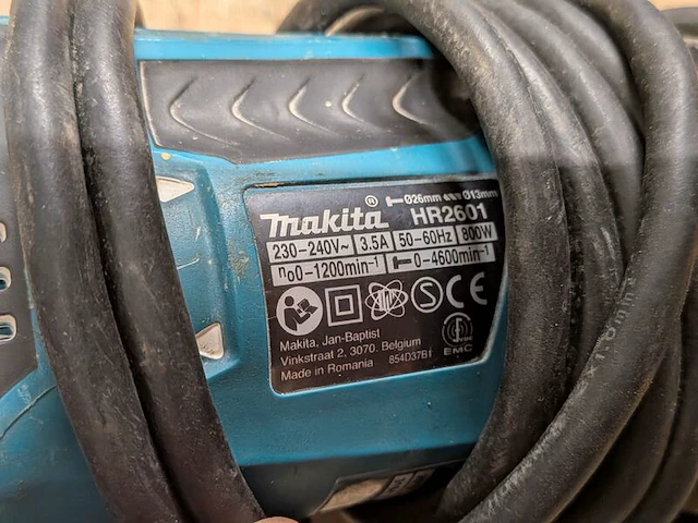 4x boorhamer, makita, hr2501 - afbeelding 3 van  4