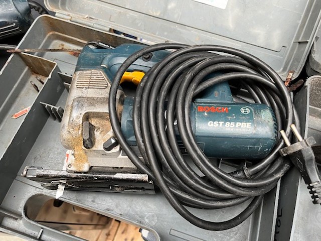 4x bosch gereedschap w.o. slijptol, 2x koffer - afbeelding 3 van  5