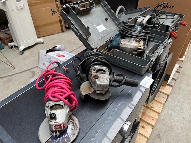 4x bosch gereedschap w.o. slijptol, 2x koffer - afbeelding 5 van  5