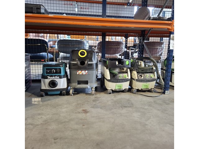 4x bouw stofzuiger , festool, makita en kärcher - afbeelding 1 van  18