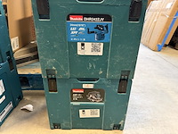 4x bouwgereedschap in koffer, 1x lader makita, ddf484rt3j, djv182zj, dhr242zjv, dhs630zj - afbeelding 5 van  5