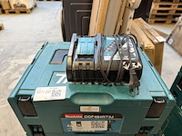 4x bouwgereedschap in koffer, 1x lader makita, ddf484rt3j, djv182zj, dhr242zjv, dhs630zj - afbeelding 5 van  5