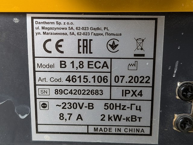 4x bouwkachel o.a. eurom, master, climameister - afbeelding 2 van  13