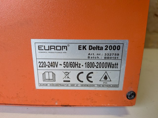 4x bouwkachel o.a. eurom, master, climameister - afbeelding 8 van  13
