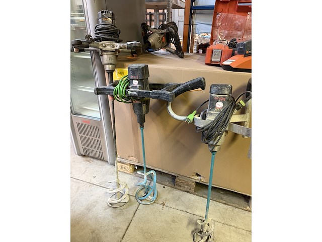4x bouwmixer, betonmixer protool, swinko - afbeelding 1 van  9