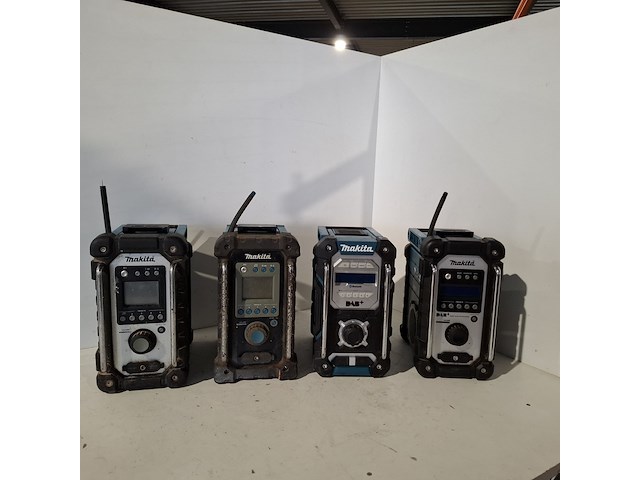 4x bouwradio, makita - afbeelding 1 van  33