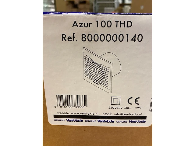 4x buisventilator 100mm mixed flow met timer, vent-axia - afbeelding 4 van  5