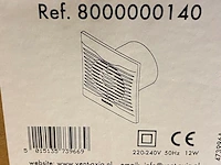 4x buisventilator 100mm mixed flow met timer, vent-axia - afbeelding 4 van  5