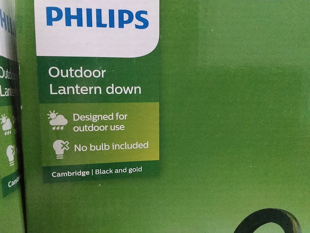 4x buitenlampen philips, camebridge - afbeelding 3 van  4