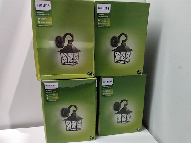4x buitenlampen philips, camebridge - afbeelding 1 van  4