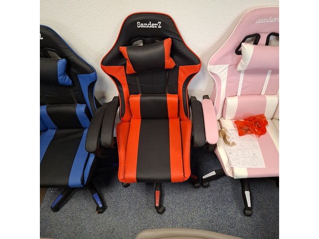 4x bureau-/gamestoel - afbeelding 4 van  8