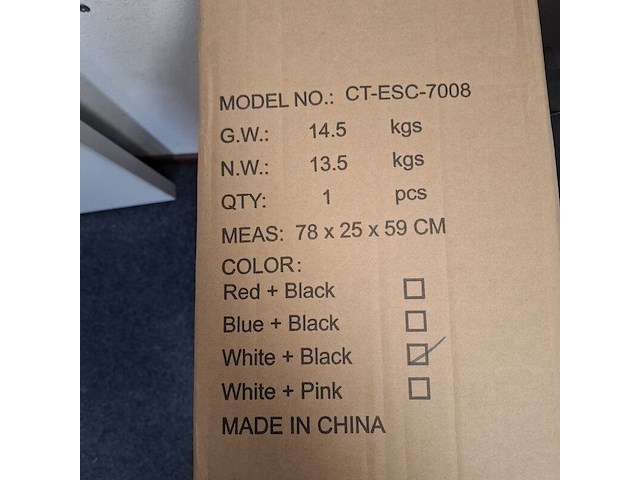 4x bureau-/gamestoel - afbeelding 7 van  8