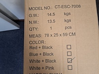 4x bureau-/gamestoel - afbeelding 7 van  8