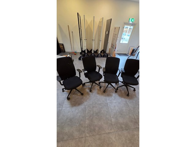 4x bureau stoelen - afbeelding 1 van  5