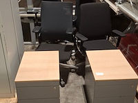 4x bureaustoel en 2x ladeblok, o.a. ahrend - afbeelding 3 van  12