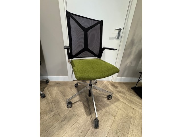 4x bureaustoel, groen - afbeelding 2 van  8