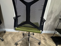 4x bureaustoel, groen - afbeelding 5 van  8