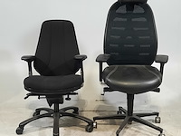 4x bureaustoel, o.a malmstolen