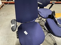 4x bureaustoel rh, logic 300, blauw - afbeelding 2 van  7
