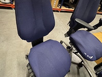 4x bureaustoel rh, logic 300, blauw - afbeelding 3 van  7