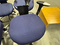 4x bureaustoel rh, logic 300, blauw - afbeelding 6 van  7