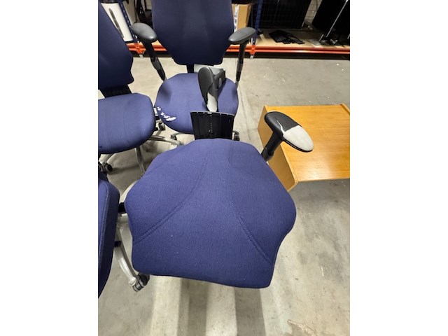 4x bureaustoel rh, logic 300, blauw - afbeelding 7 van  7