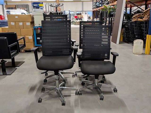 4x bureaustoel, topstar, zwart, 2023 - afbeelding 2 van  9