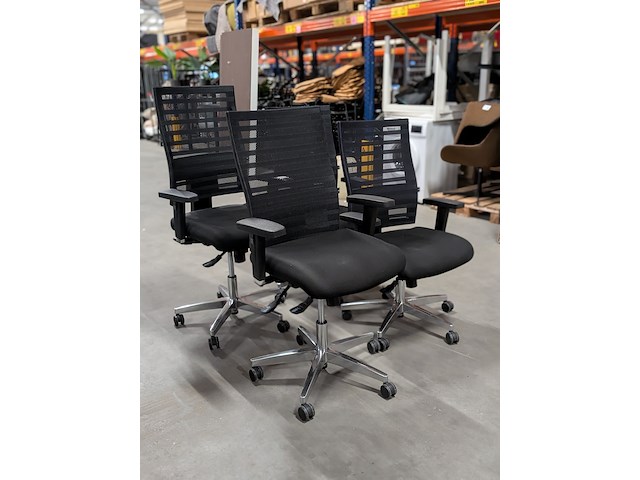 4x bureaustoel, topstar, zwart, 2023 - afbeelding 3 van  9