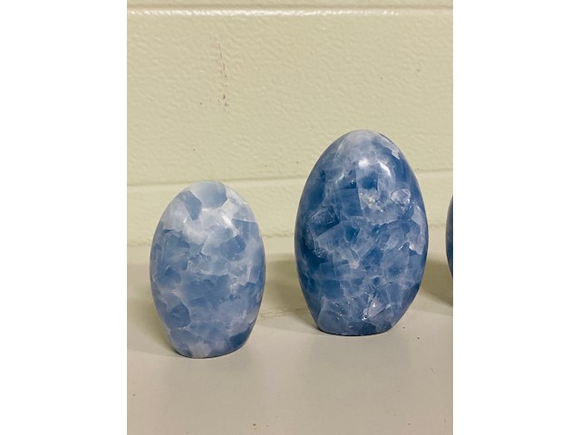 4x calciet blauw vrije vorm - afbeelding 2 van  7