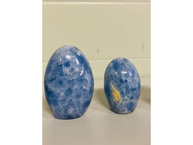 4x calciet blauw vrije vorm - afbeelding 3 van  7