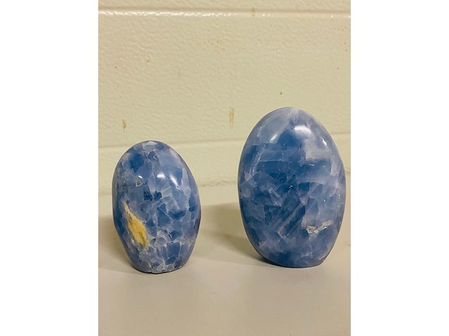4x calciet blauw vrije vorm - afbeelding 4 van  7
