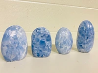 4x calciet blauw vrije vorm