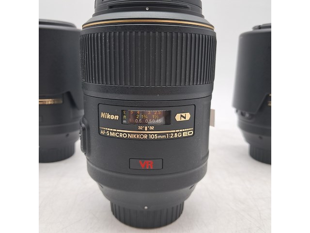 4x camera lens, nikon, af-s micro nikkor 105mm 1:2.8g ed - afbeelding 3 van  8