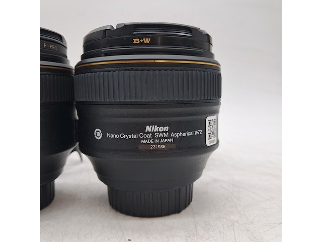 4x camera lens, nikon, af-s nikkor 58mm 1:1.4g - afbeelding 2 van  10