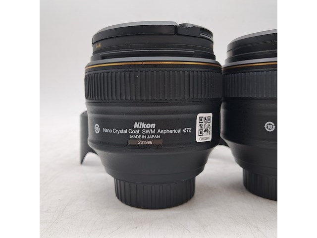 4x camera lens, nikon, af-s nikkor 58mm 1:1.4g - afbeelding 10 van  10