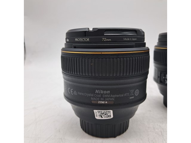 4x camera lens, nikon, af-s nikkor 58mm 1:1.4g - afbeelding 5 van  7