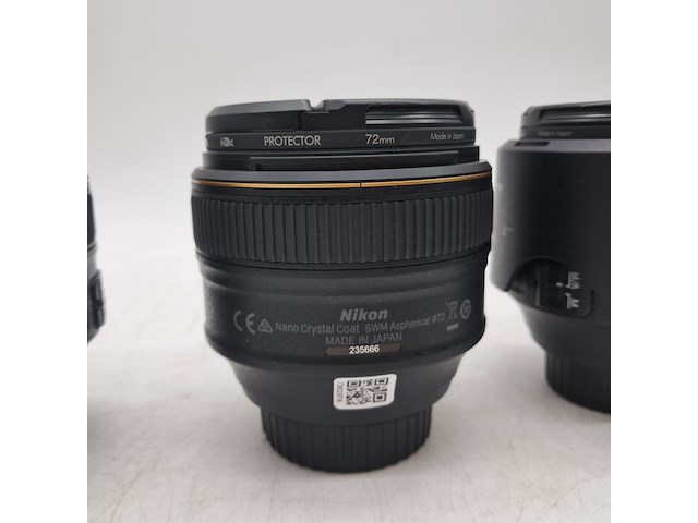 4x camera lens, nikon, af-s nikkor 58mm 1:1.4g - afbeelding 6 van  7
