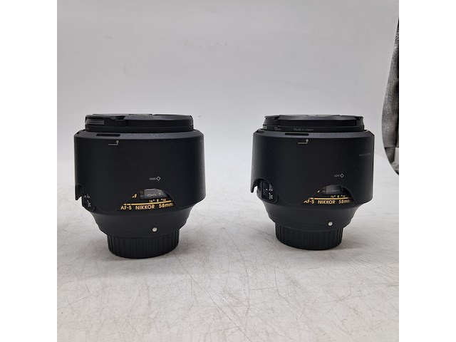 4x camera lens, nikon, af-s nikkor 58mm 1:1.4g - afbeelding 7 van  7