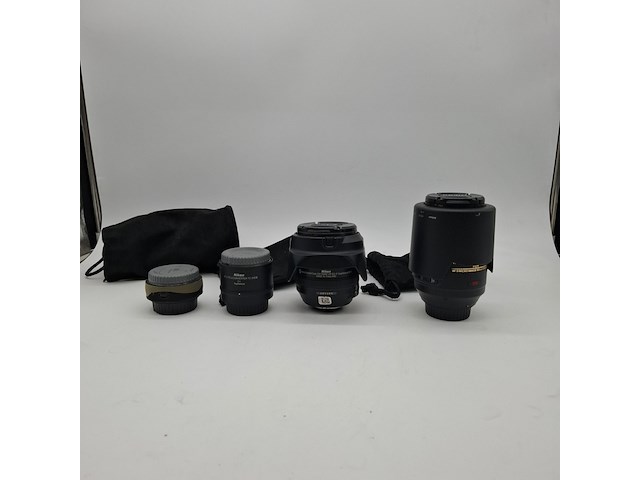 4x camera lens, nikon, o.a. af-s micro nikkor 105mm 1:2.8 g ed vr - afbeelding 6 van  13