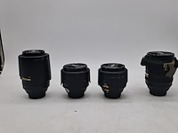 4x camera lens, nikon, o.a. af-s micro nikkor 105mm 1:2.8g ed - afbeelding 1 van  14