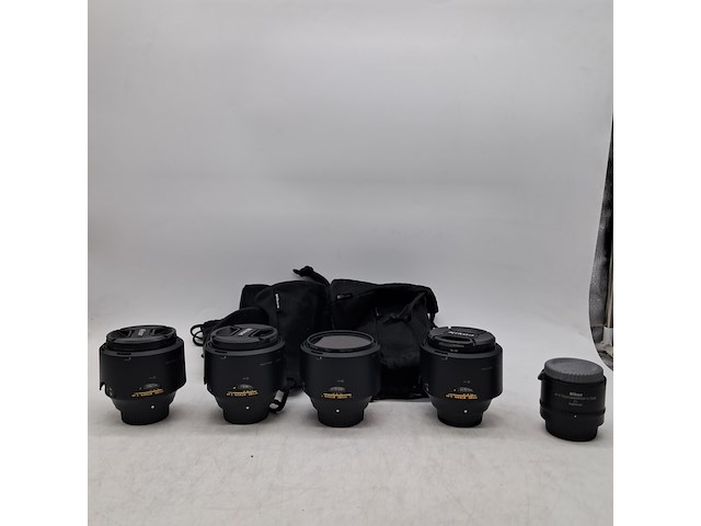 4x camera lens, nikon, o.a. af-s niikor 58mm 1:1.4g - afbeelding 1 van  7